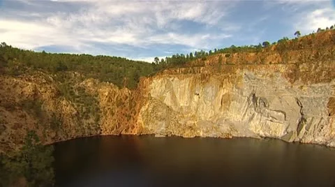 Mining - Rio Tinto - Spain 库存影片 22139877