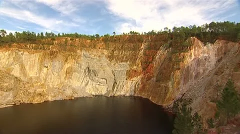 Mining - Rio Tinto - Spain 库存影片 22140210