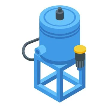 Mining safety icon isometric vector. Gold mine Stock Illustration