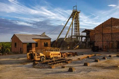 Mining site Stock Photos