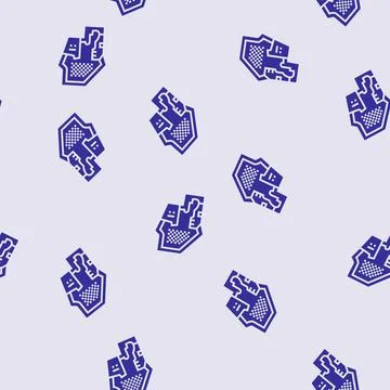 Mining site plan glyph seamless pattern Illustrazione stock