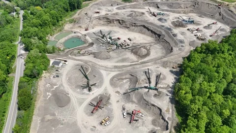 Mining Site - Syracuse, NY Video stock 336289088