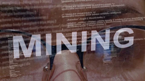 Mining text on female software developer Stock Footage 107514389