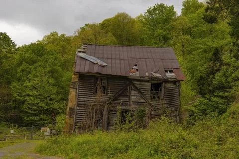 Mining town famous for The Rocket Boys of Coalwood, West Virginia, USA Foto stock