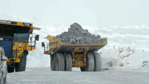 Mining truck Caterpillar Stock Footage 113473375