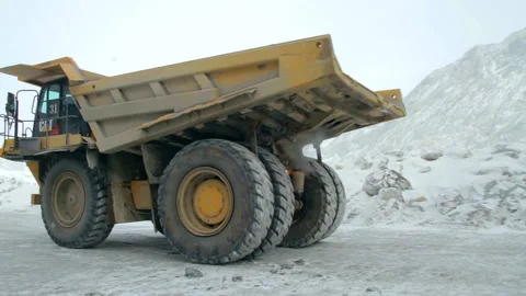 Mining truck Caterpillar Stock Footage 113473397