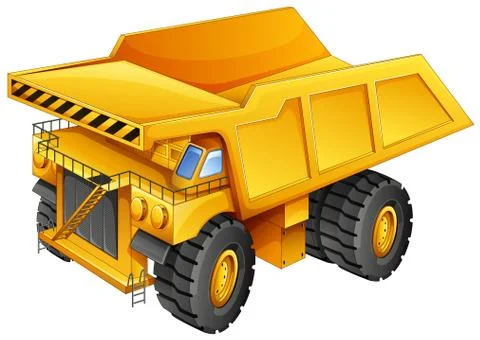 Mining truck 스톡 일러스트