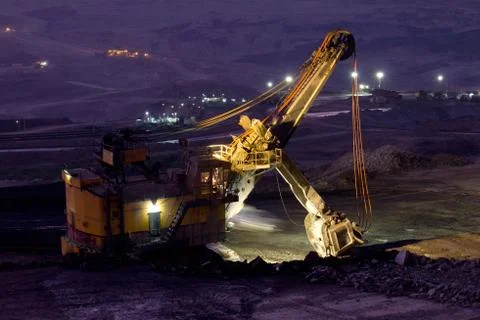 Mining truck Stock Photos