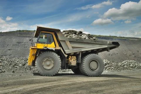 Mining truck Stock Photos