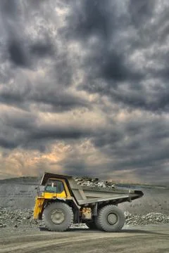Mining truck Stock Photos