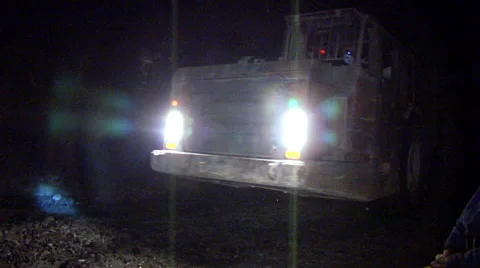 Mining truck underground Stock Footage 48938547