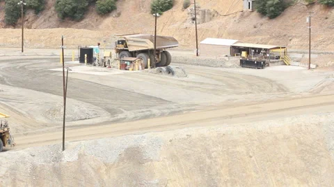 Mining Trucks HD1440 Stock Footage 993456