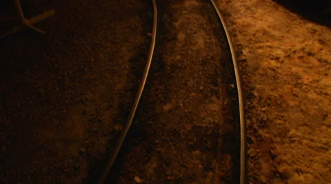Mining tunnel 06 Stock Footage 32100739