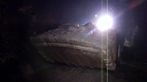 Mining-UG Truck2 Stock Footage 48945203