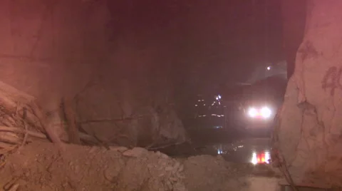 Mining-UG Truck5 Stock Footage 48984575