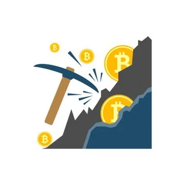 Mining Vector Icon Illustrazione stock
