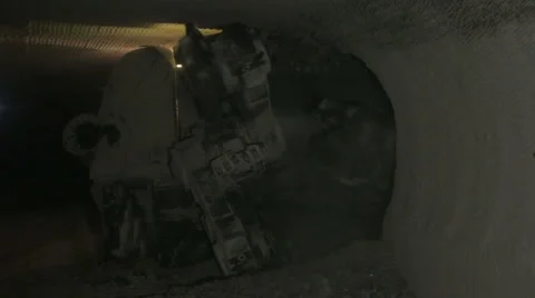 Mining vehicle in action Video stock 52860455