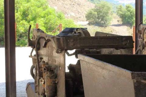 Mining wagons Stock Photos