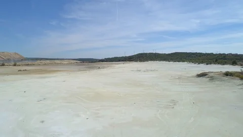 Mining waste disposal Stock Footage 107447004