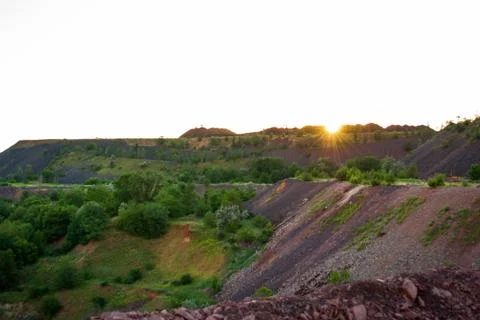 Mining waste Stock Photos