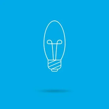 Minion candle bulb Stock Illustration