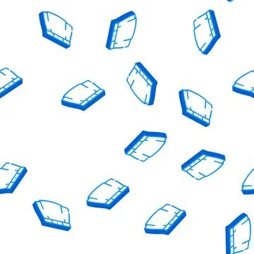 Miniskirt isometric icon seamless pattern Stock Illustration