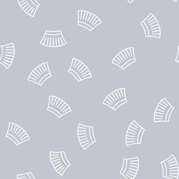 Miniskirt line seamless pattern Illustrazione stock