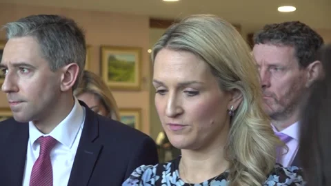 Minister for Justice refuses to comment on Garda Commission over bicycle loan t Stock Footage 269508055