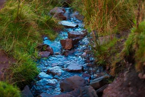 Miniture river  Stock Photos
