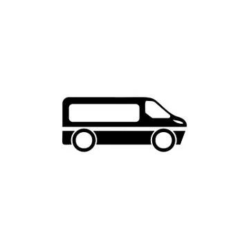 Minivan car icon. Element of popular car icon. Premium quality graphic design Stock Illustration