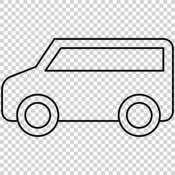 Minivan Stock-Illustration