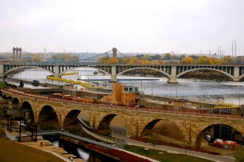 Minneapolis bridge 写真素材