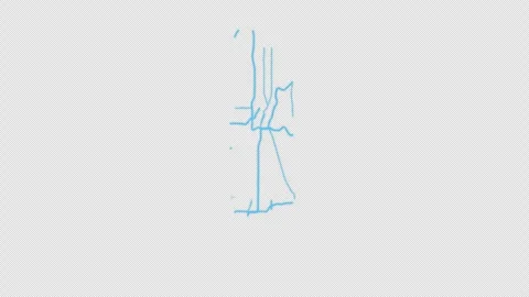 Minneapolis City Line Map Self Drawing Animated Overlay, Alpha 4K Stock Footage 340293812