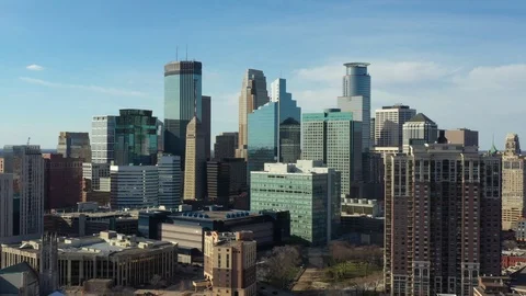 Minneapolis Cityscape Stock Footage 107077499