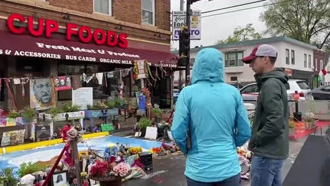Minneapolis marks second death anniversary of George Floyd, Minneapolis, US - 26 Stock Footage 204138747