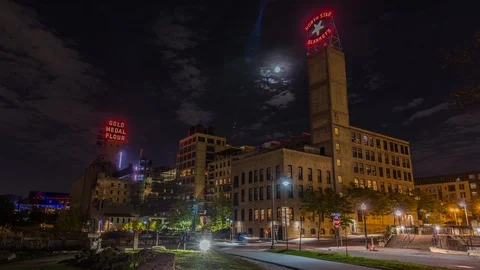 Minneapolis Mill timelapse Vidéo 97242257