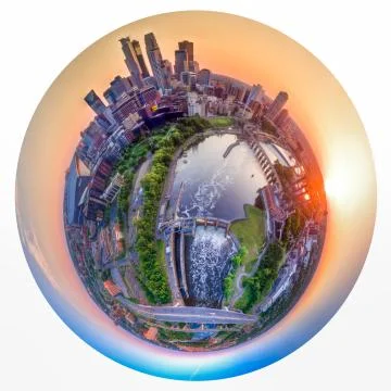 Minneapolis Mini Planet Stock Photos