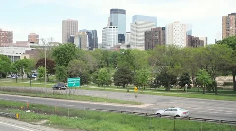 Minneapolis Skyline Видео 12116776