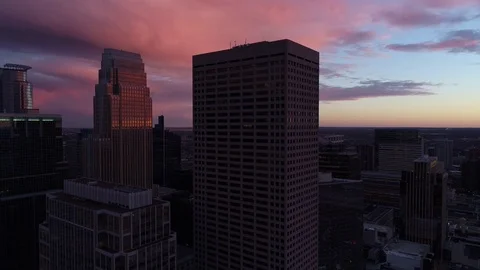 Minneapolis Sunset Skyline 2 Vídeos de archivo 93959480