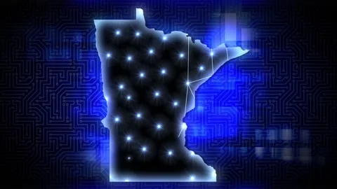 Minnesota AI Data Center Network Technology   動画素材 344697147
