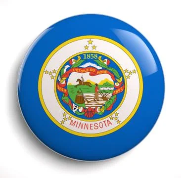Minnesota flag Stock Illustration