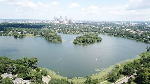 Minnesota Lake Stock Footage 92701331