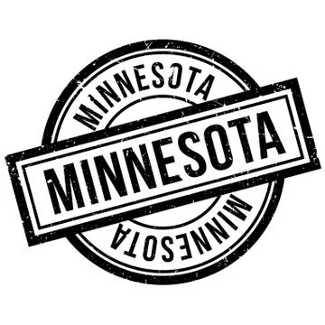 Minnesota rubber stamp Stock Illustration
