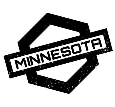 Minnesota rubber stamp Stock Illustration