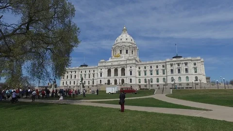 Minnesota State Capital Stock Footage 89297809