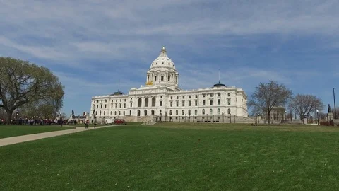 Minnesota State Capital Stock Footage 89347818