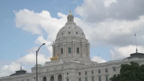 Minnesota state capitol building. 库存影片 254205716
