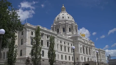 Minnesota State Capitol Stock Footage 78581465
