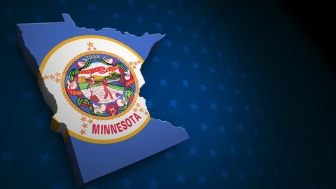 Minnesota State Election Background 01 Stock Footage 125349824