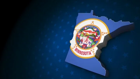 Minnesota State Election Background 02 Stock Footage 125349828